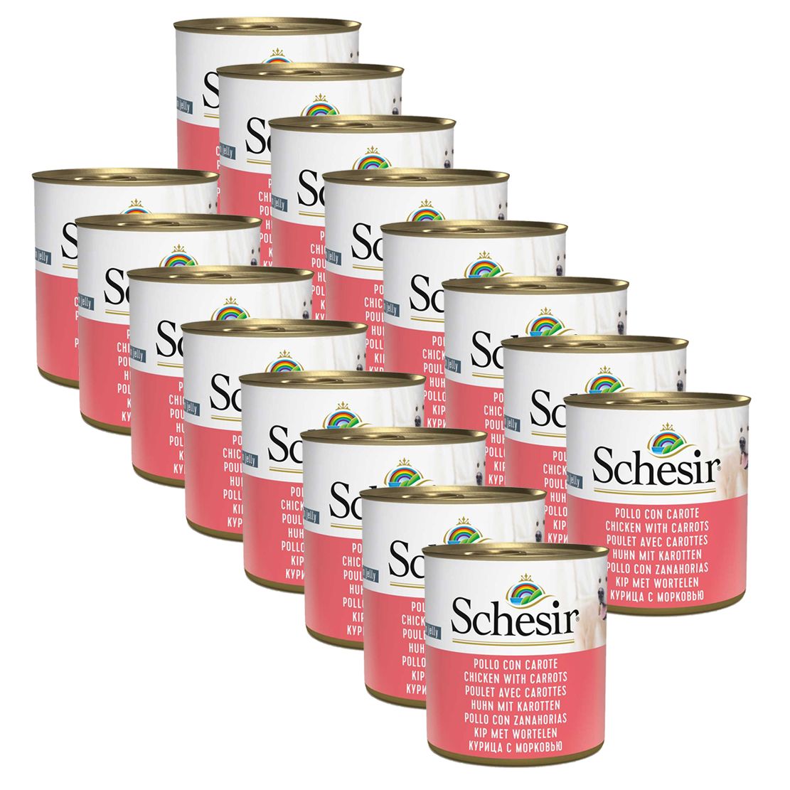 Schesir dog Adult - piletina s mrkvom 16 x 285 g