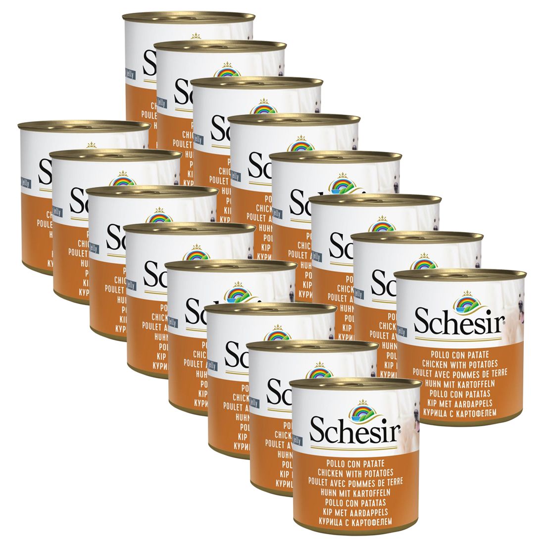 Schesir dog Adult - piletina s krumpirom 16 x 285 g