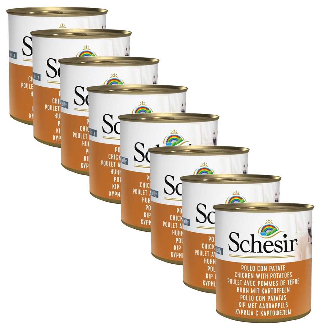 Schesir dog Adult - piletina s krumpirom 8 x 285 g
