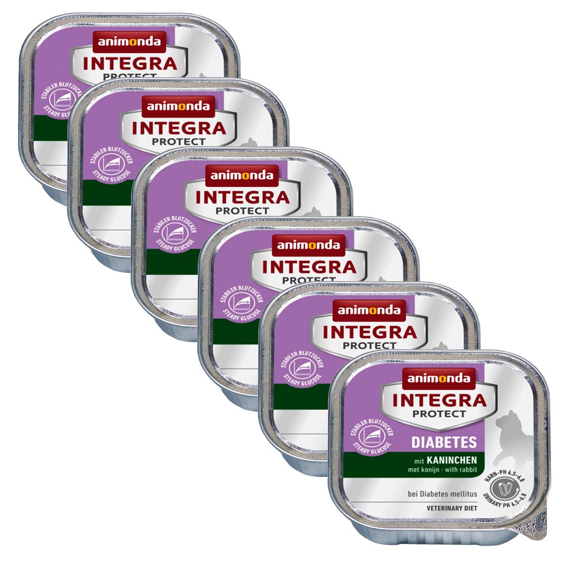 Animonda Integra Protect Cat Diabetes - zec 6 x 100g
