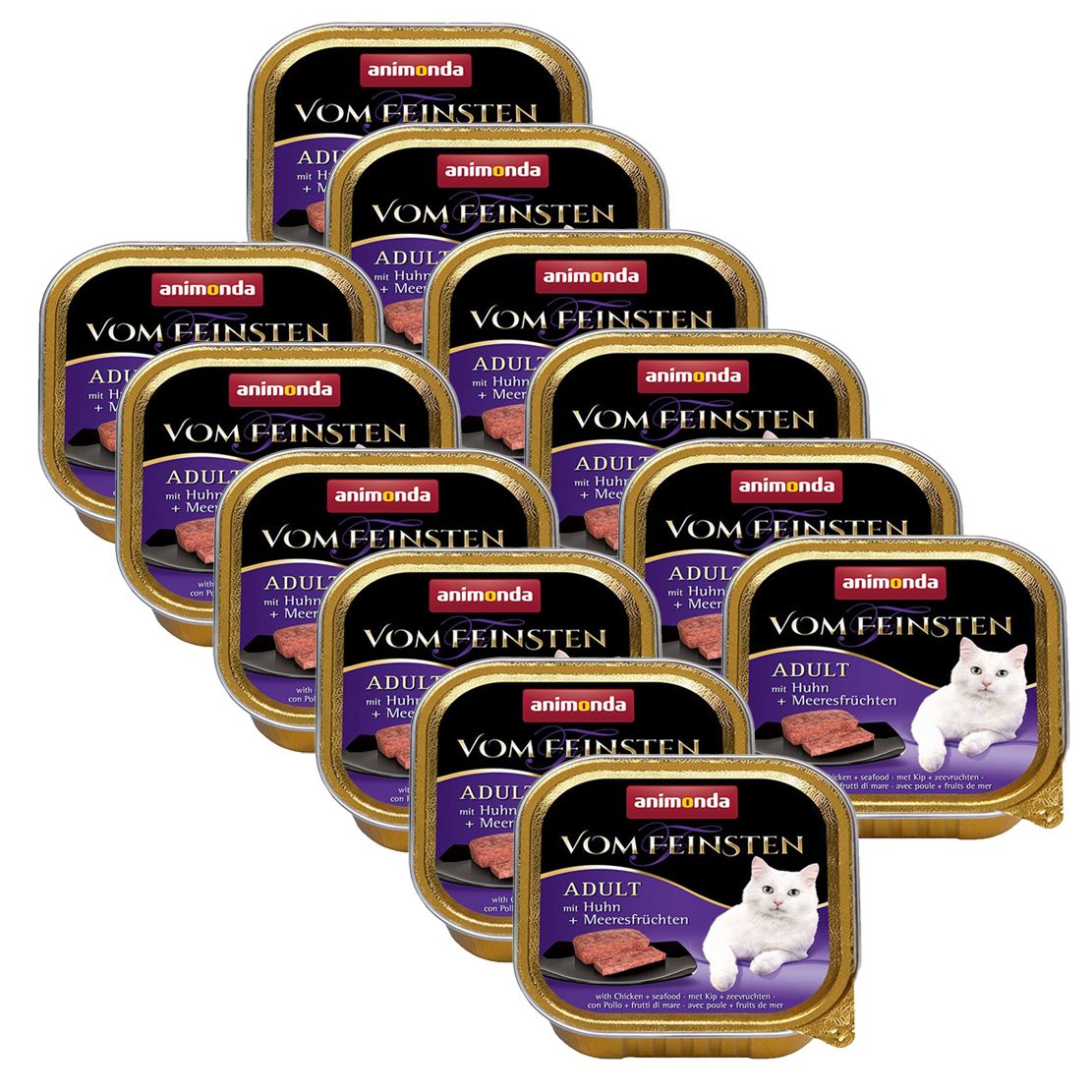 Animonda Vom Feinsten Adult Cats - piletina i morski plodovi 12 x 100 g