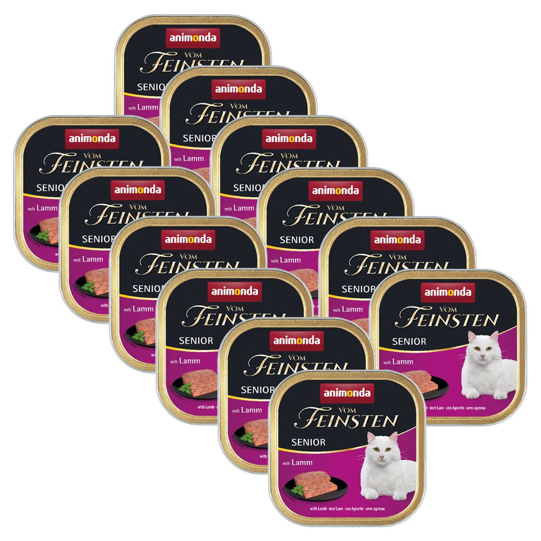 Animonda Vom Feinsten Senior Cats - janjetina 12 x 100 g