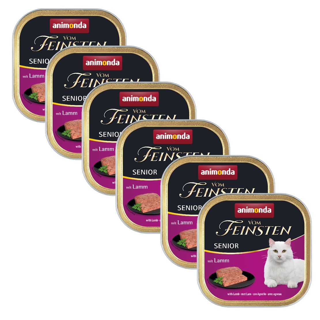 Animonda Vom Feinsten Senior Cats - janjetina 6 x 100 g