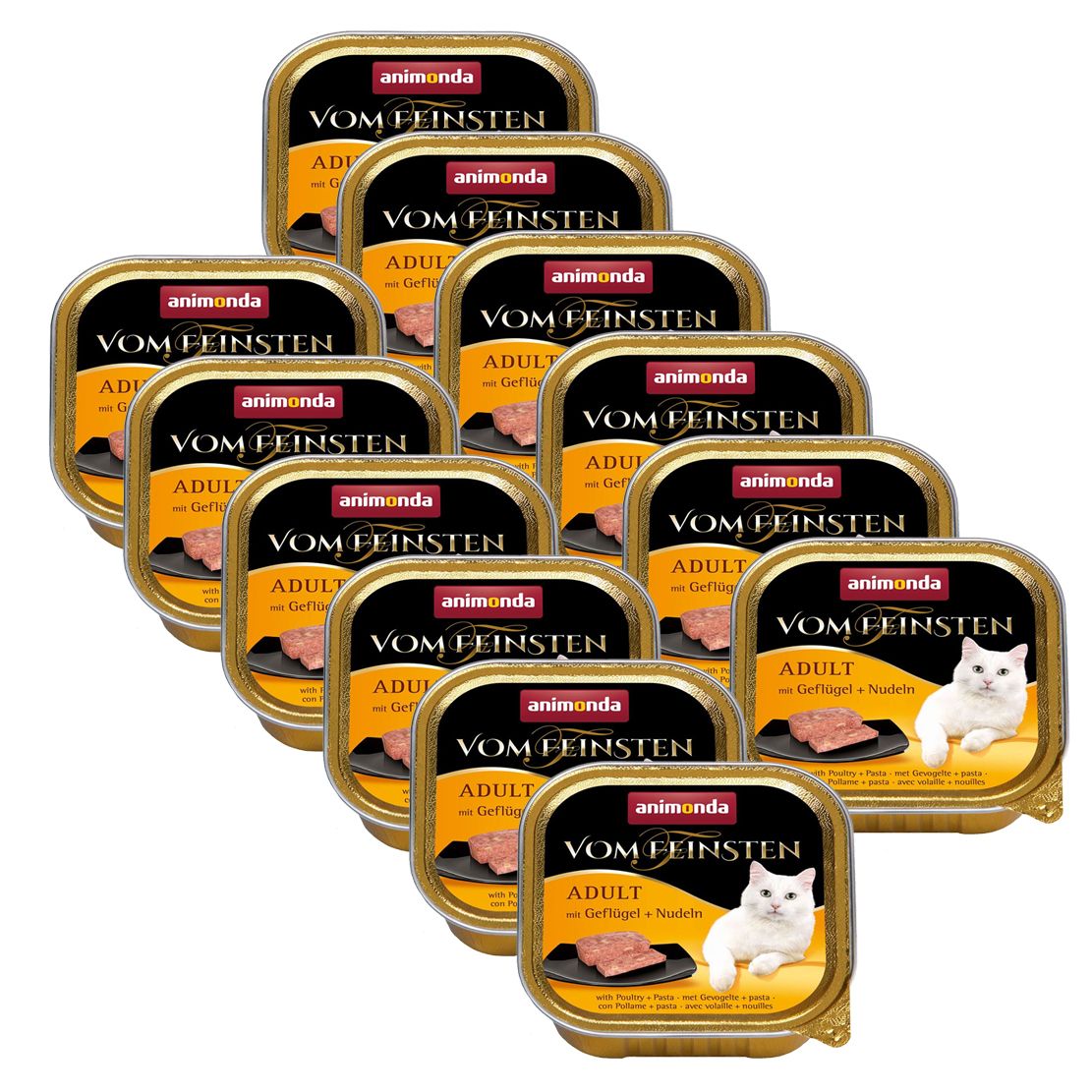 Animonda Vom Feinsten Adult Cats - poultry + pasta 12 x 100 g