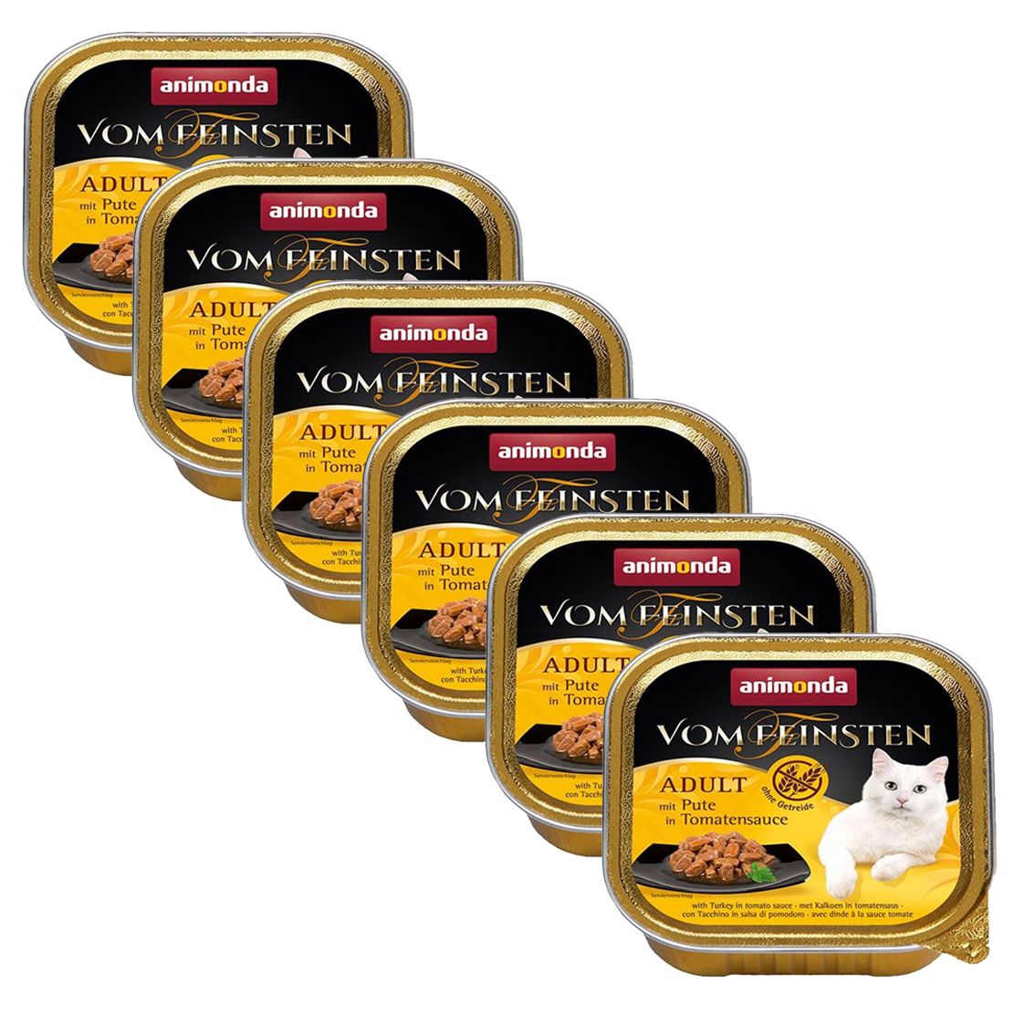 Animonda Vom Feinsten GF Adult - Puretina u umaku od rajčice 6 x 100 g