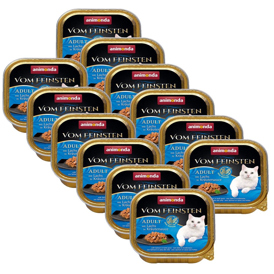 Animonda Vom Feinsten Adult - Losos s biljem 12 x 100 g