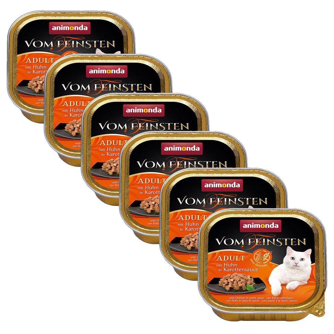 Animonda Vom Feinsten GF Adult - Piletina u umaku od mrkve 6 x 100 g