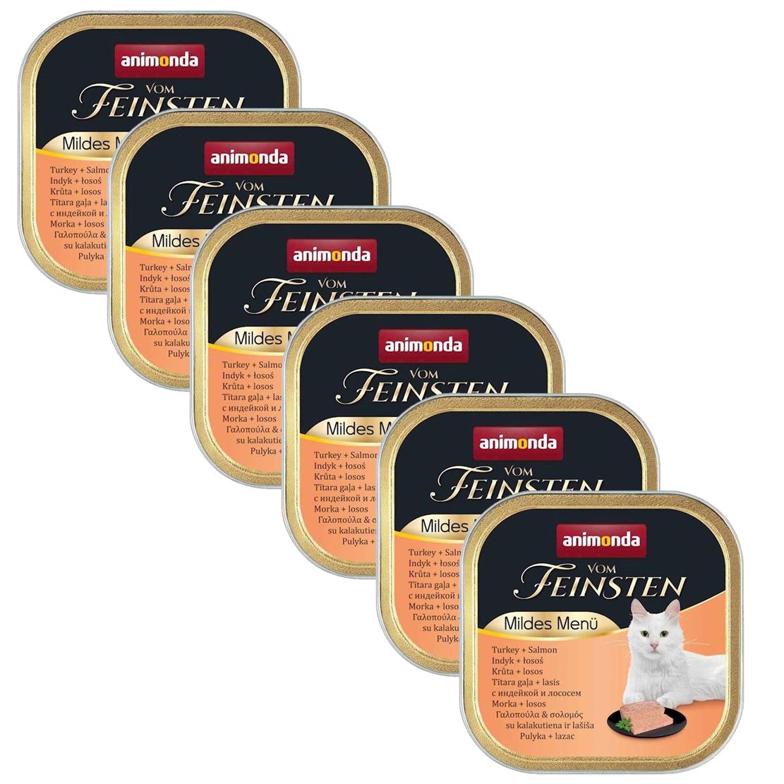 Animonda Vom Feinsten Mild Menue - Puretina i losos 6 x 100 g
