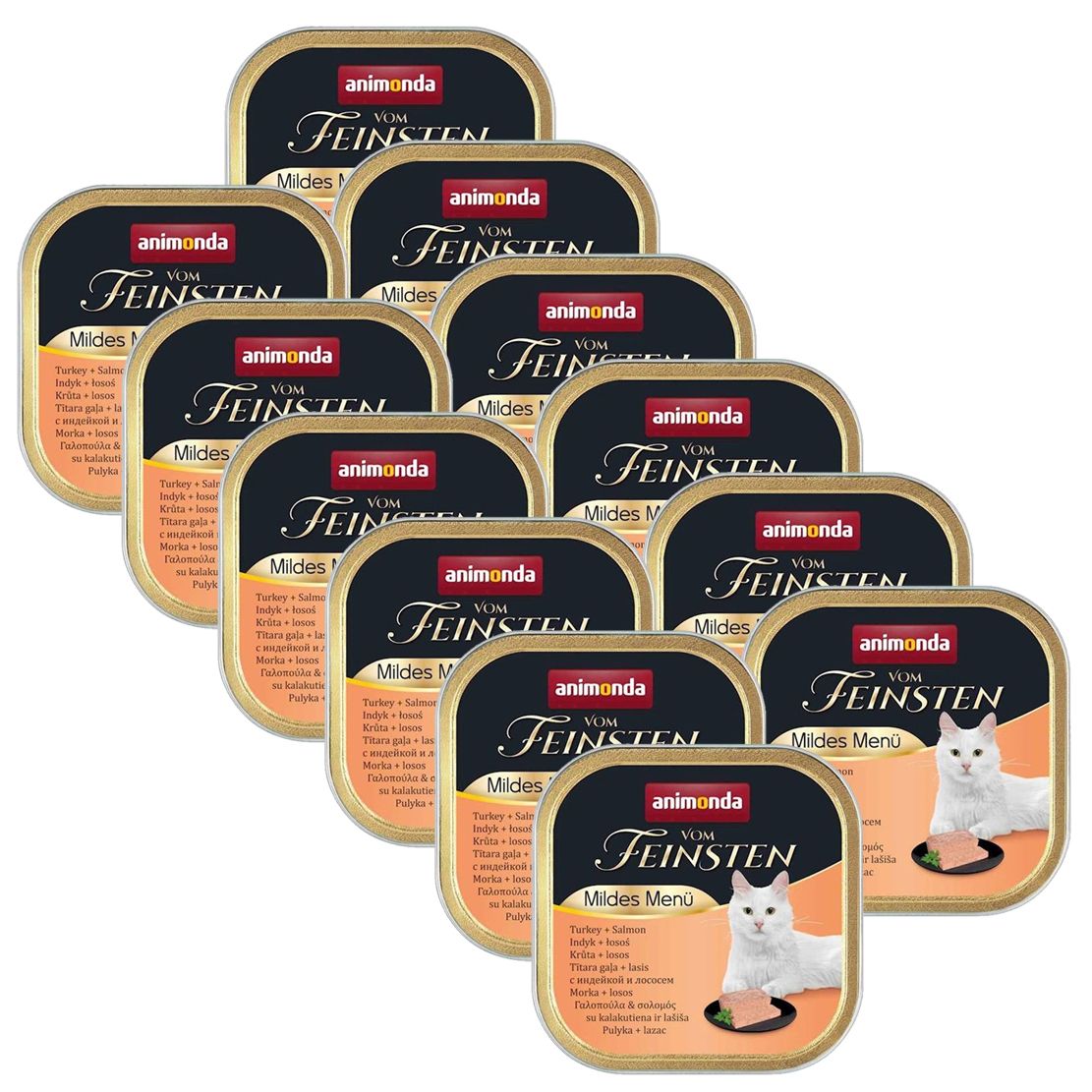 Animonda Vom Feinsten Mild Menue - Puretina i losos 12 x 100 g