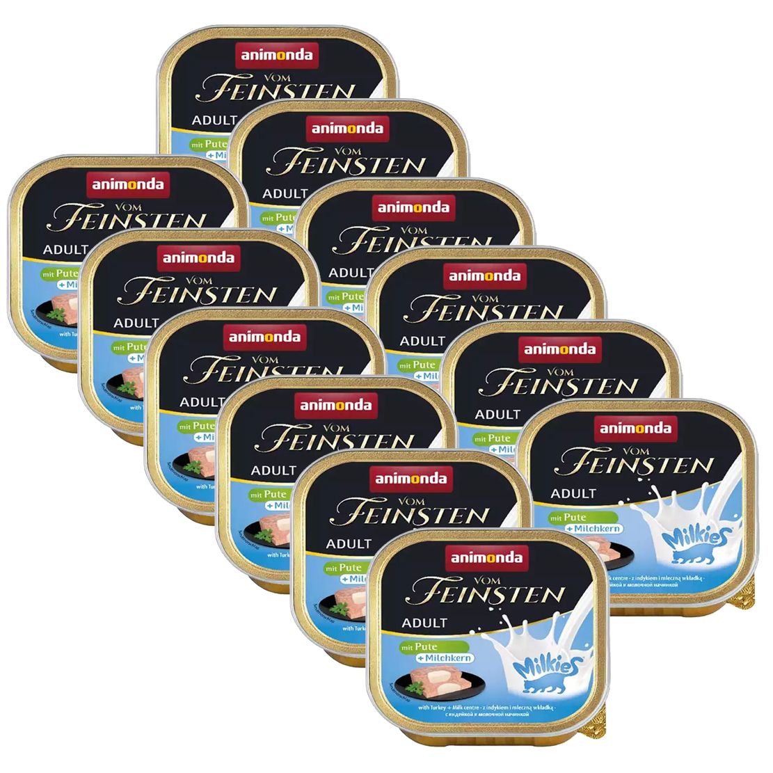 Animonda Vom Feinsten Adult Cat Milkies - puretina s mliječnim jezgrom 12 x 100 g