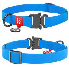 Vodootporni ovratnik WAU DOG - plavi 24-40 cm / 20 mm