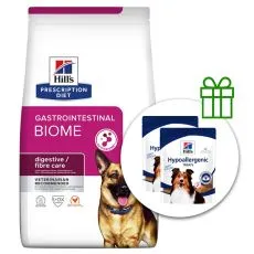 Hill's Prescription Diet Gastrointestinal Biome Njega probave za pse 10 kg + 2x poslastice BESPLATNO