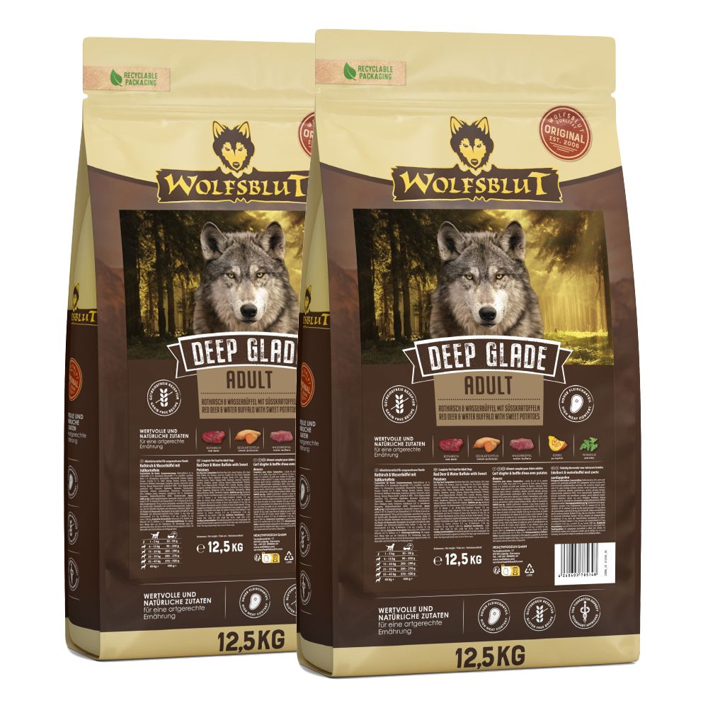 WOLFSBLUT Deep Glade Adult 2 x 12,5 kg