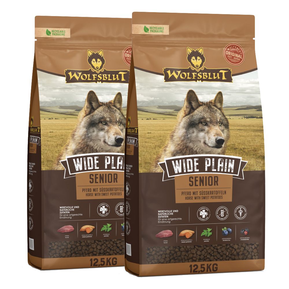 WOLFSBLUT Wide Plain Senior 2 x 12,5 kg