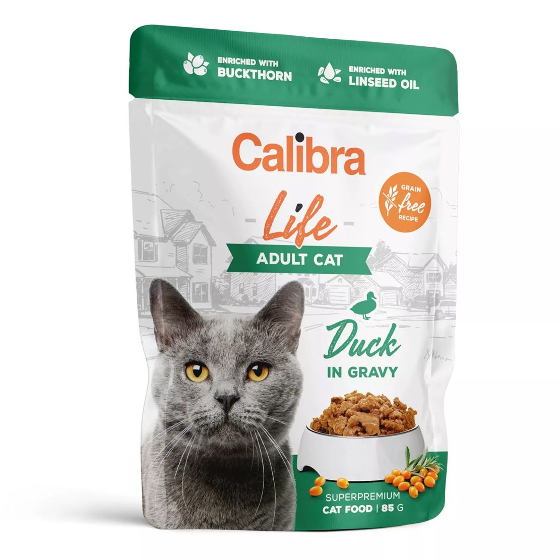 Calibra Cat Life Adult Duck in gravy 85 g