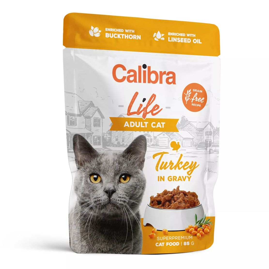 Calibra Cat Life Adult Turkey in gravy 85 g