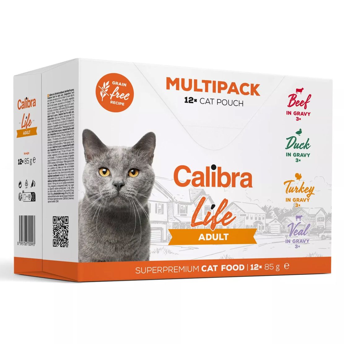 Calibra Cat Life Adult Multipack 12 x 85 g