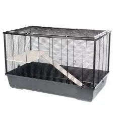 Kavez za glodavce Harry + Wood Eco 100 x 54 x 61 cm CRNA