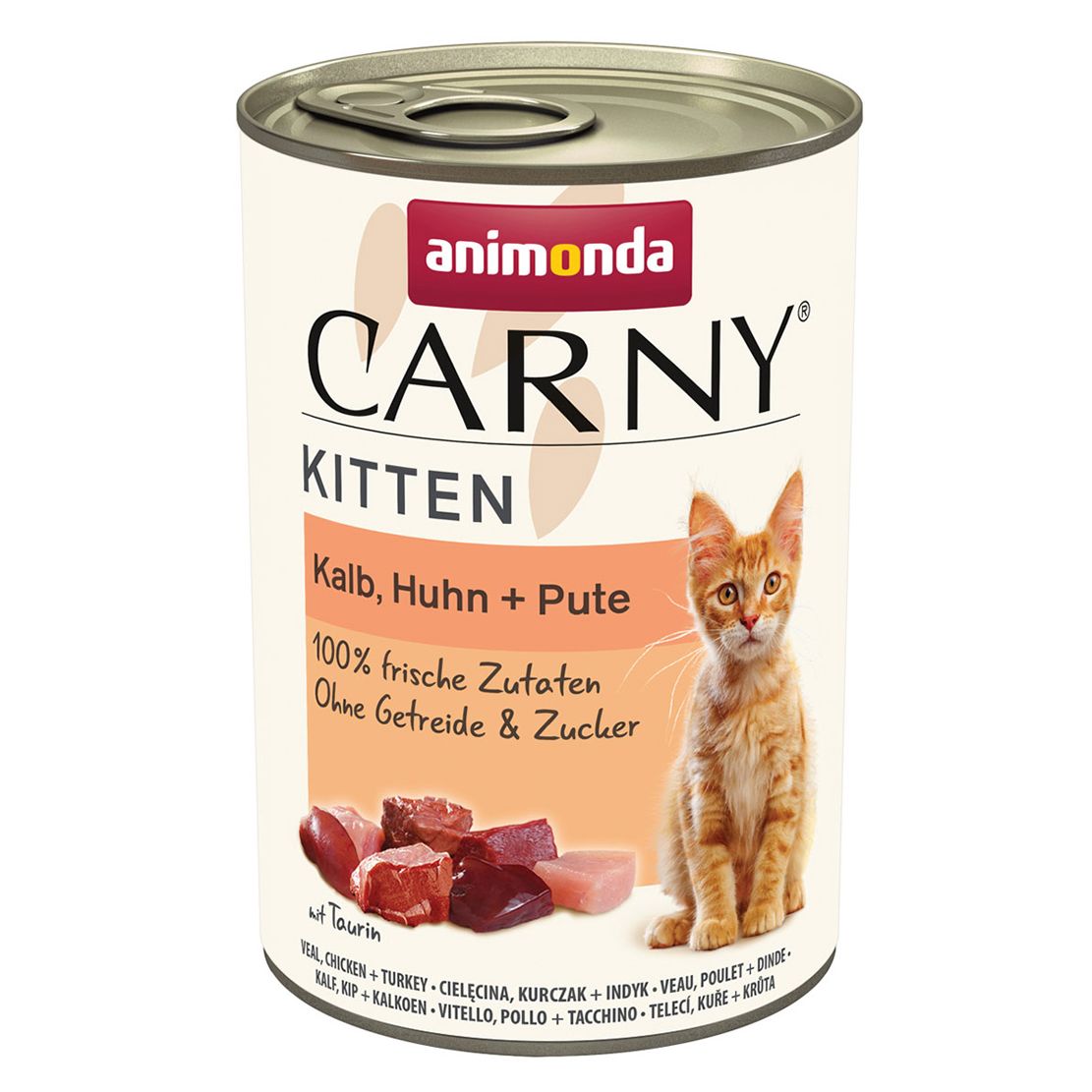 CARNY KITTEN goveđe, pileće + pureće 400 g