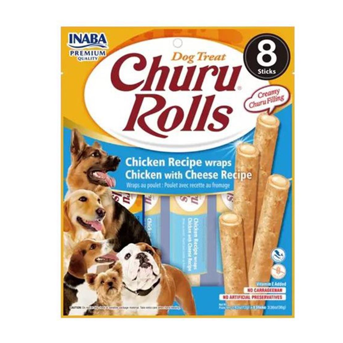 Inaba Churu Rolls pastrva s sirom 8 ks / 96 g