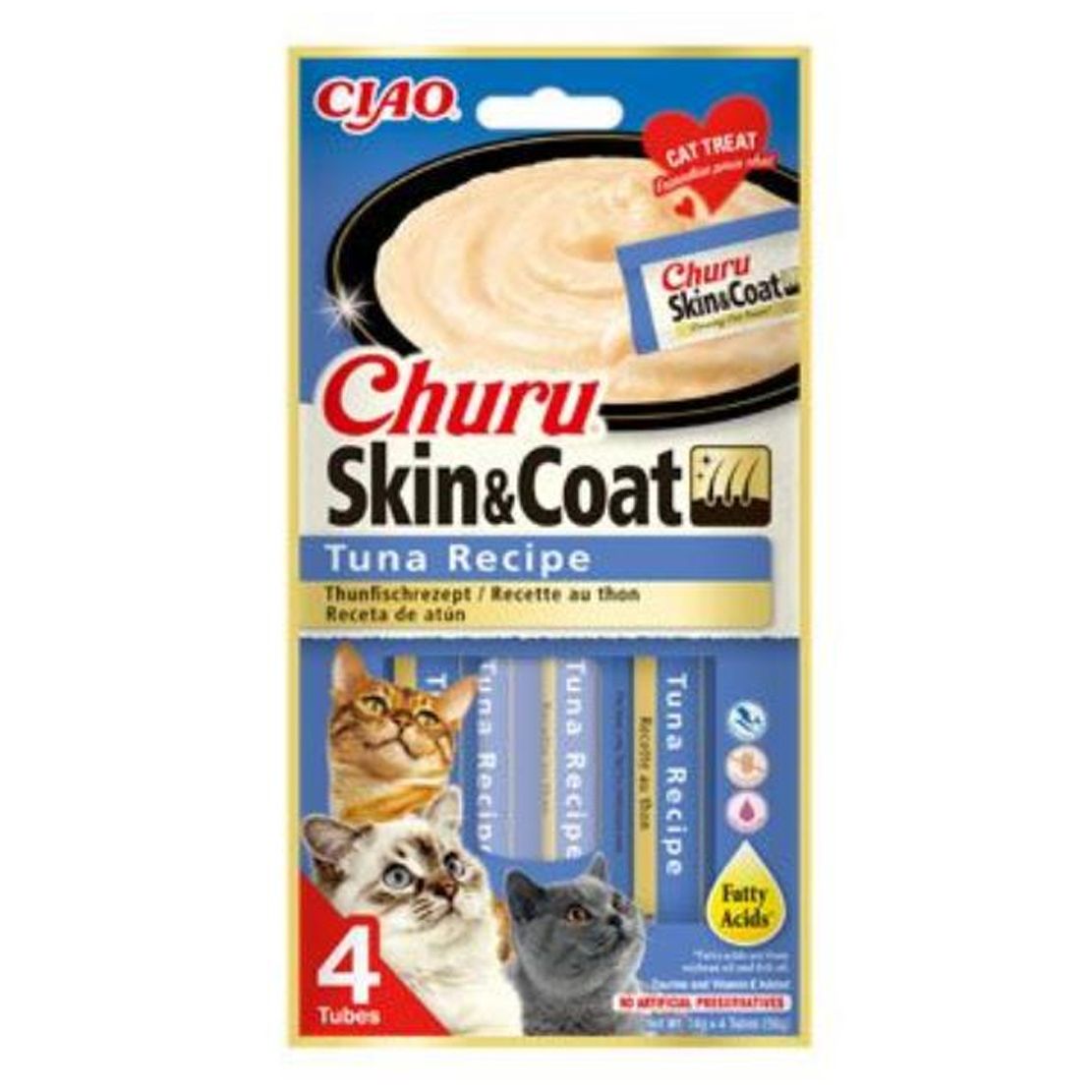 Inaba Churu Skin & Coat cat Tunjevina 4 x 14 g