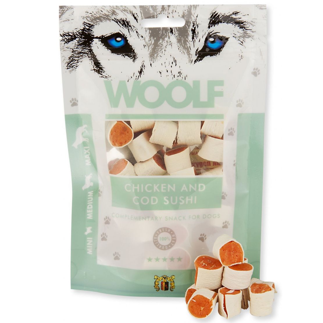 WOOLF Chicken & Cod Sushi 100 g