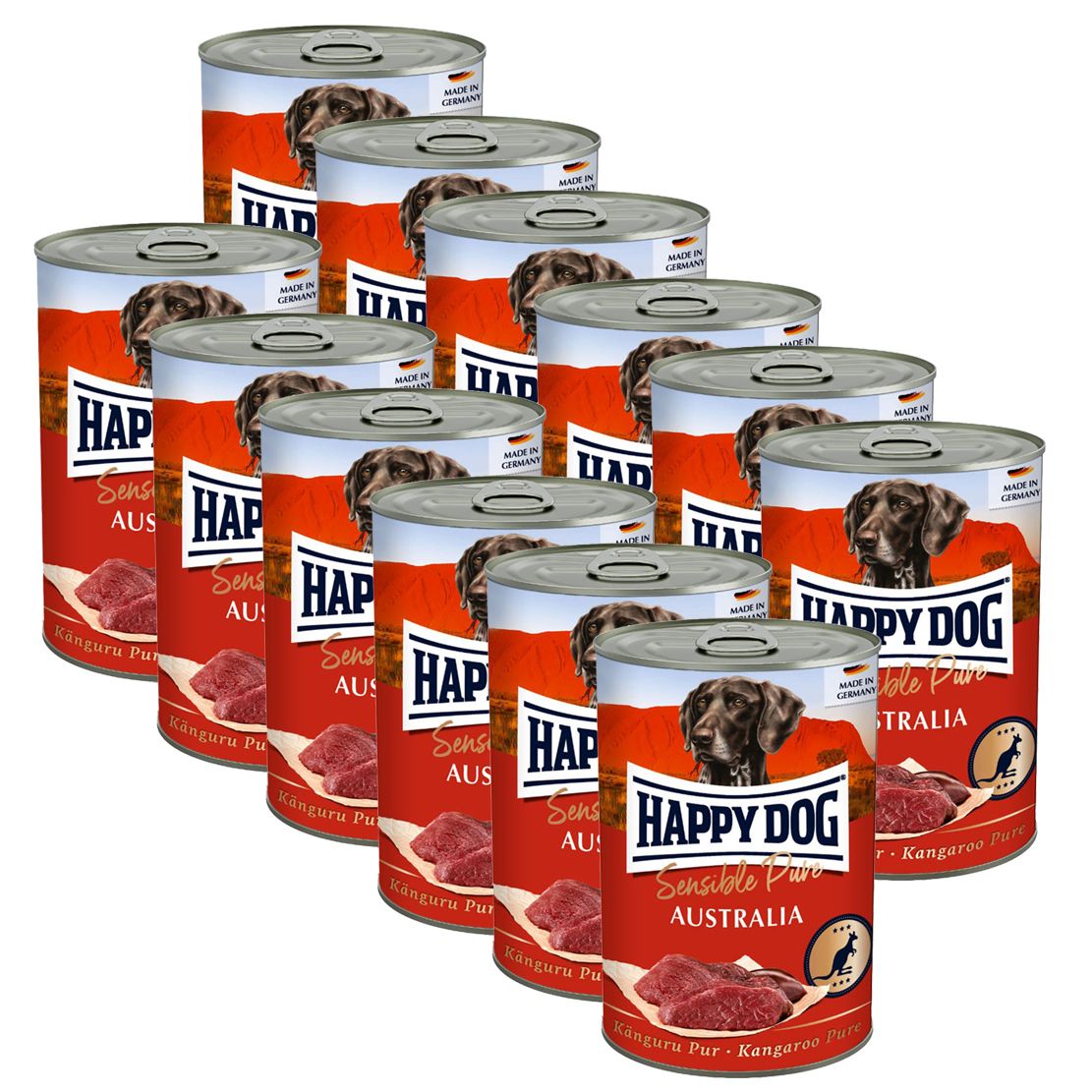 Happy Dog Sensible Pure Australia 12 x 400 g / kengurú