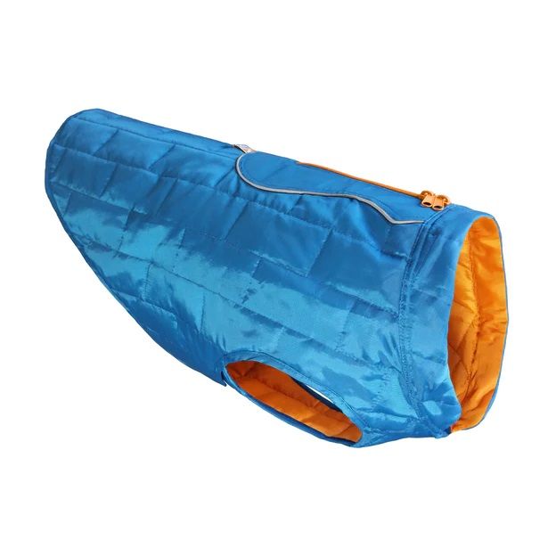 Vodootporna jakna za pse Kurgo Loft Jacket - Plava/Narančasta, S