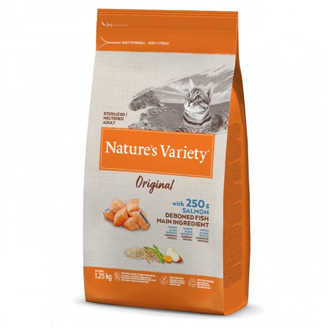 Nature's Variety Sterilized Cat Original Salmon 1,25 kg