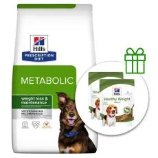 Hill's Prescription Diet Metabolic Weight Management grickalice za pse 12 kg + 2x poslastice BESPLATNO