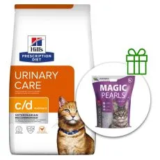 Hill's Prescription Diet c/d Multicare Njega mokraćnog sustava za mačke 8 kg + stelja GRATIS