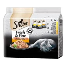 Sheba Fresh & Fine konzervice za mačke, pileći izbor 15 x 50 g