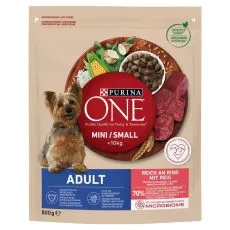 PURINA ONE MINI/SMALL Odrasli, govedina s rižom 800 g
