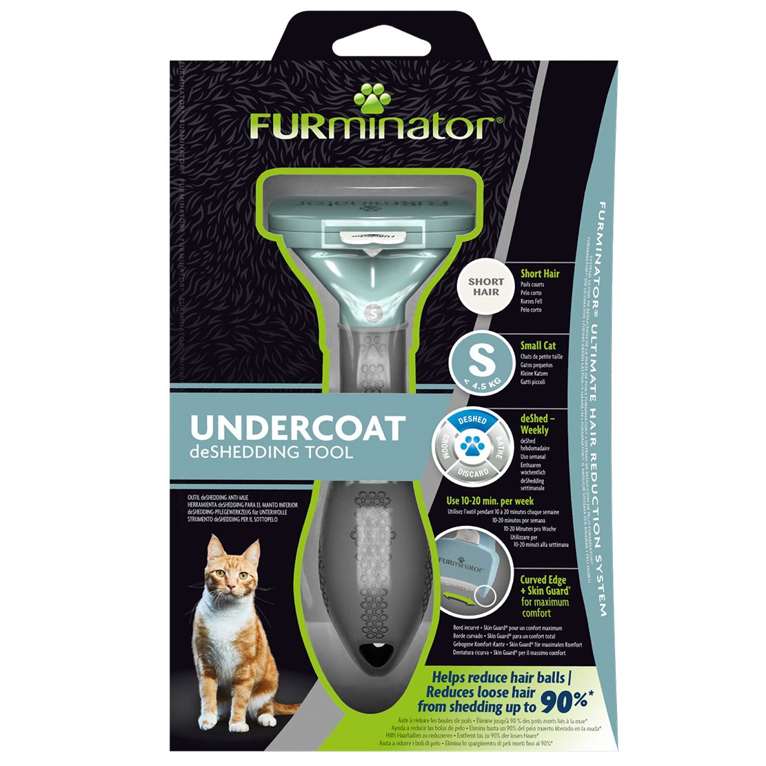 FURminator alat za uklanjanje dlaka kratkodlakih mačaka mali