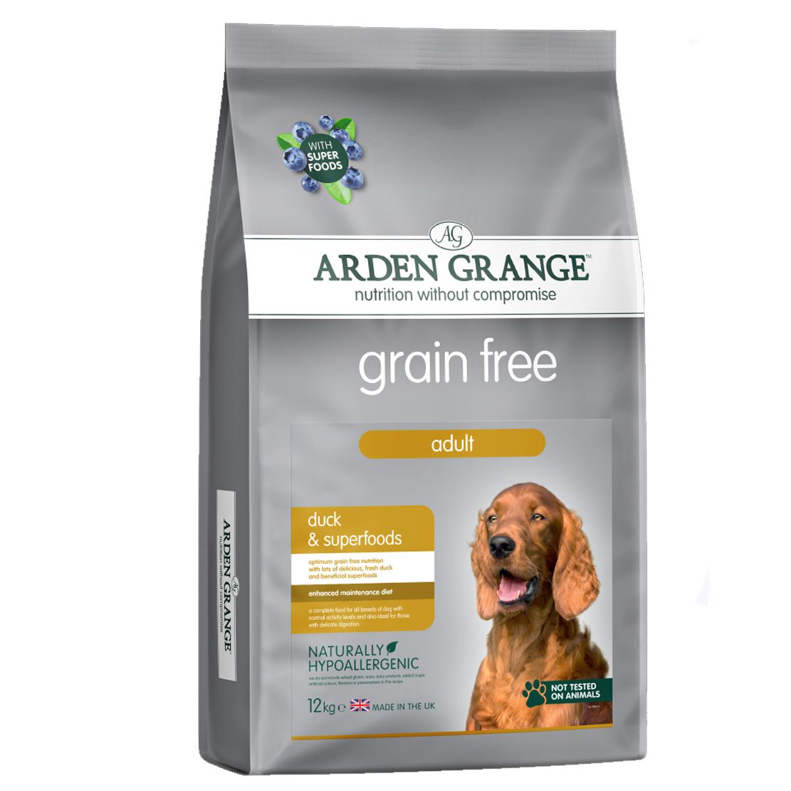 ARDEN GRANGE GF Adult Duck & Superfoods 12 kg
