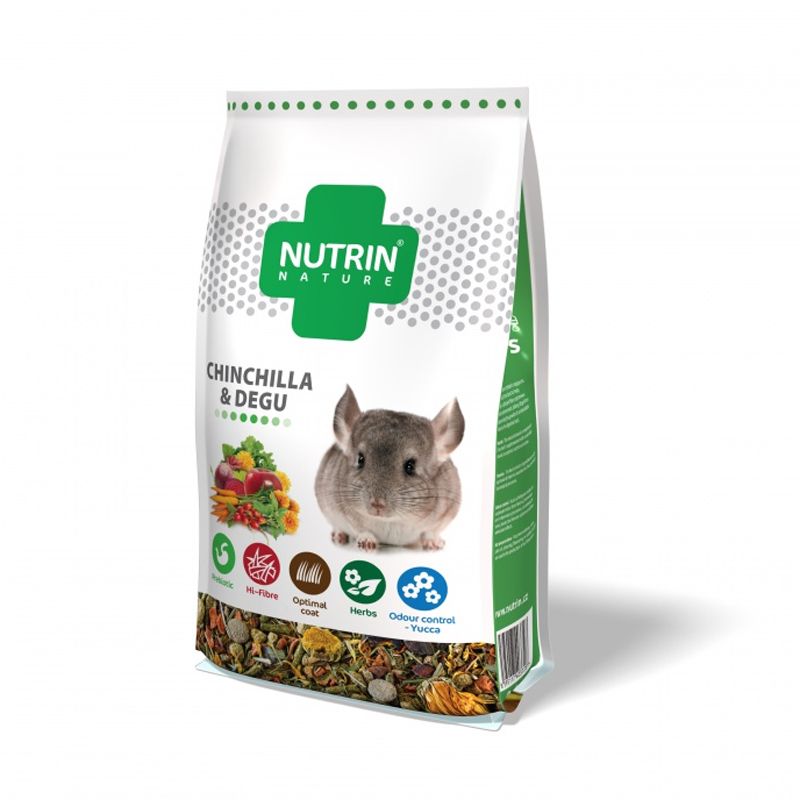 NUTRIN Nature Činčila i degu 750 g