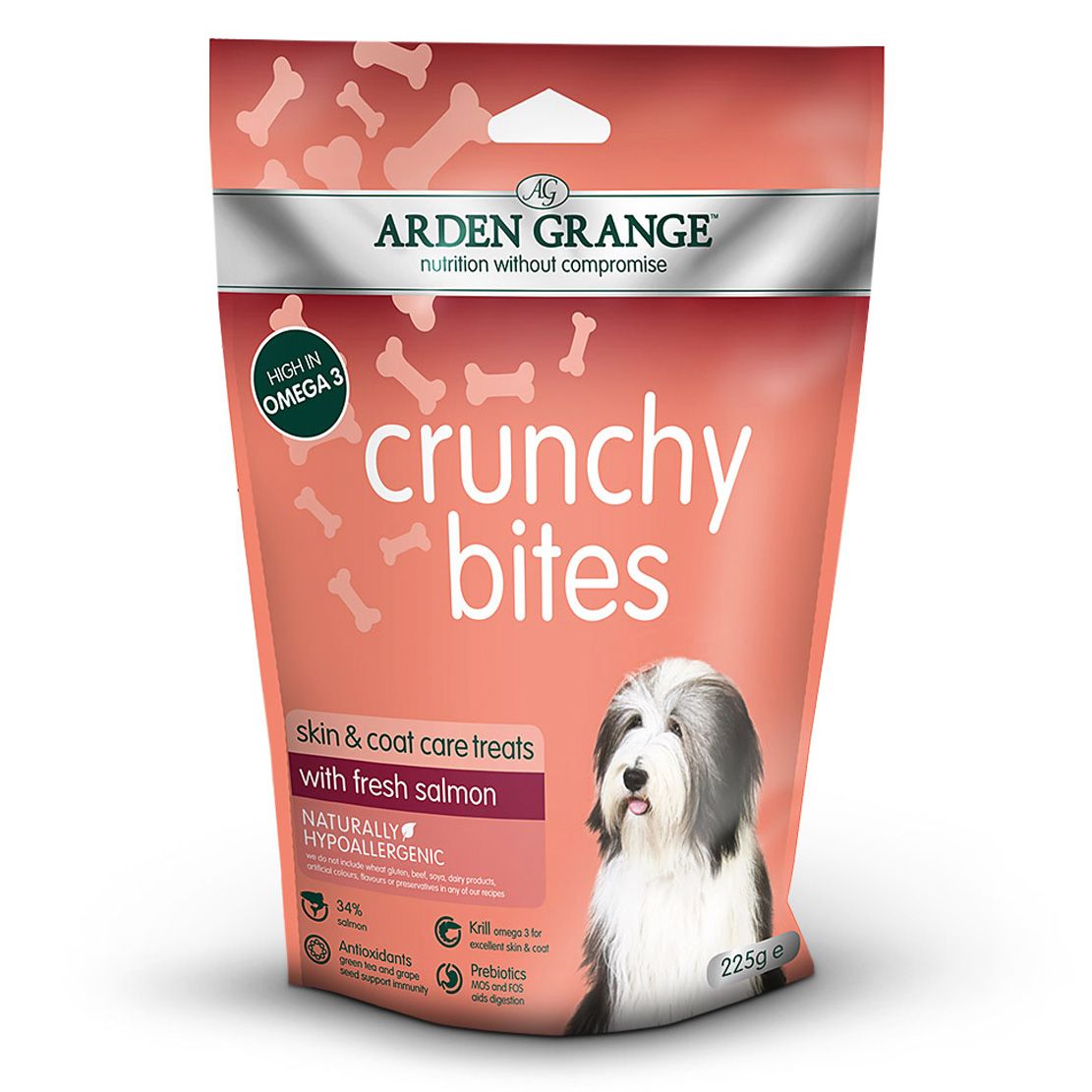 ARDEN GRANGE Crunchy Bites Salmon 225 g