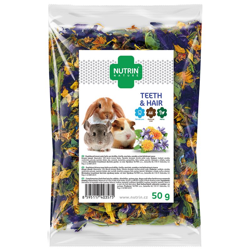 NUTRIN Priroda Zubi & Dlaka 50 g