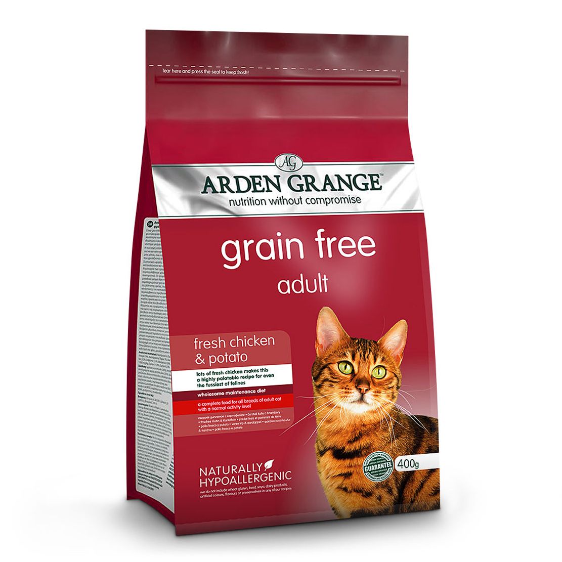 ARDEN GRANGE GF Adult Cat Chicken & Potato 400 g