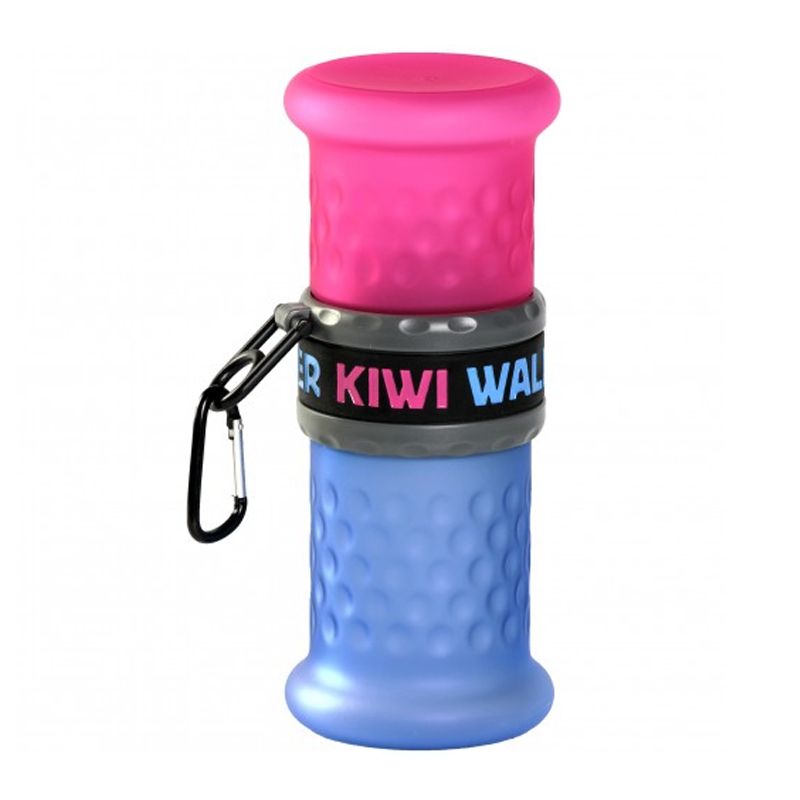 Putna boca 2u1 Kiwi Walker ružičasto-plava