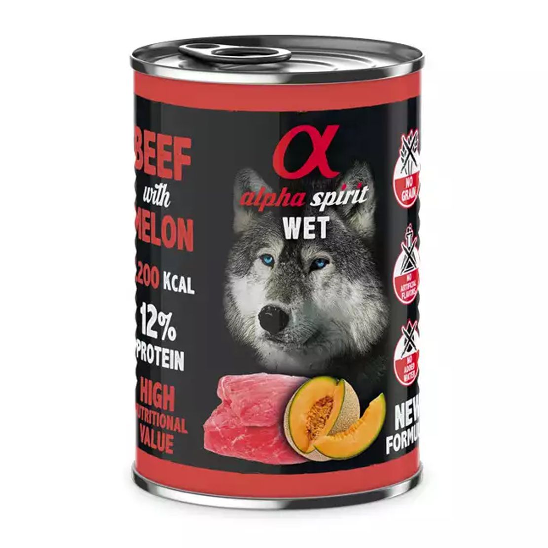 Alpha Spirit Dog Wet - Beef & Melon 400 g