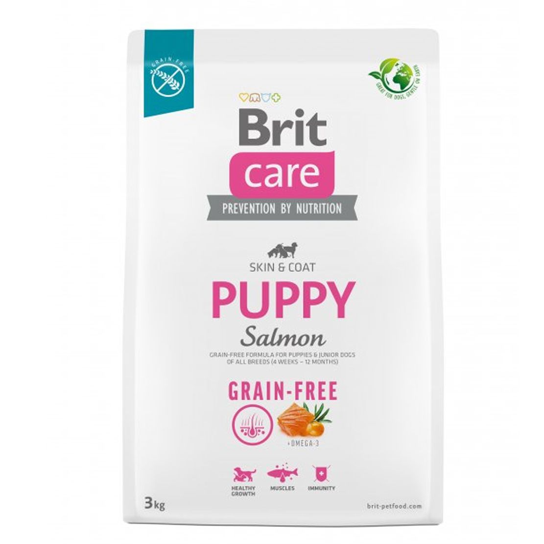 Brit Care Dog Grain-free Puppy Salmon 3 kg