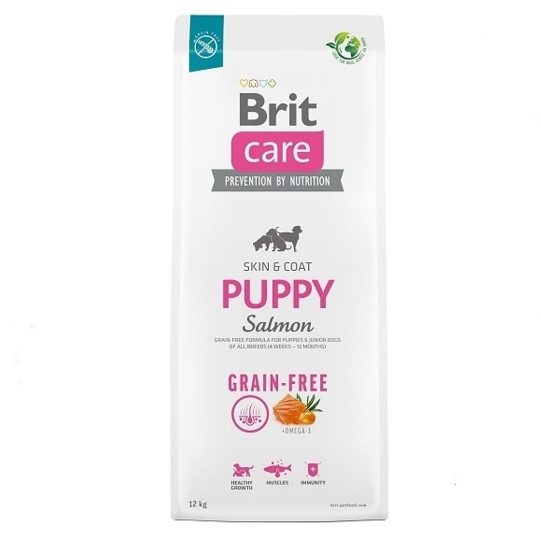 Brit Care Dog Grain-free Puppy Salmon 12 kg