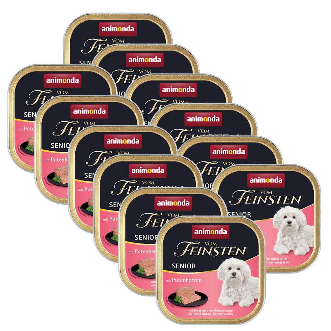 ANIMONDA Senior pašteta - pureća srca, 12 x 150 g