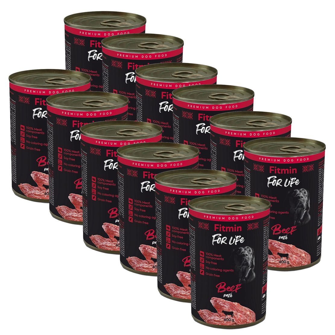 Konzerva Fitmin For Life GOVEDINA pašteta 12 x 400 g