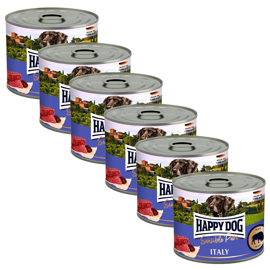 Happy Dog Sensible Pure Italy 6 x 200 g / bivol