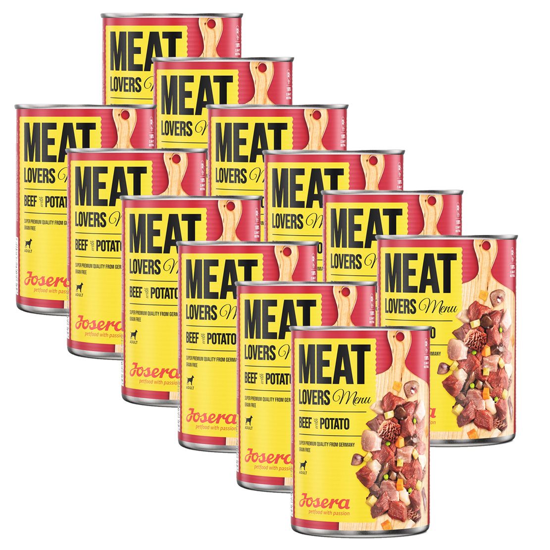 Josera Meat Lovers Menu Beef with Potato 12 x 800 g