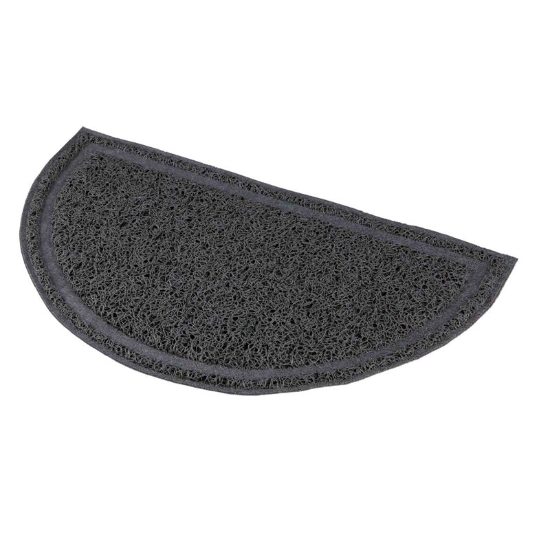 Trixie PVC Polukružni podmetač, 59 x 35 cm antracit