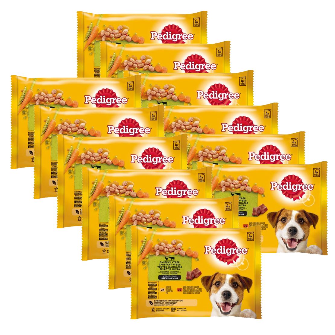 Pedigree Mješoviti izbor s povrćem u umaku 12 x (4 x 100 g)