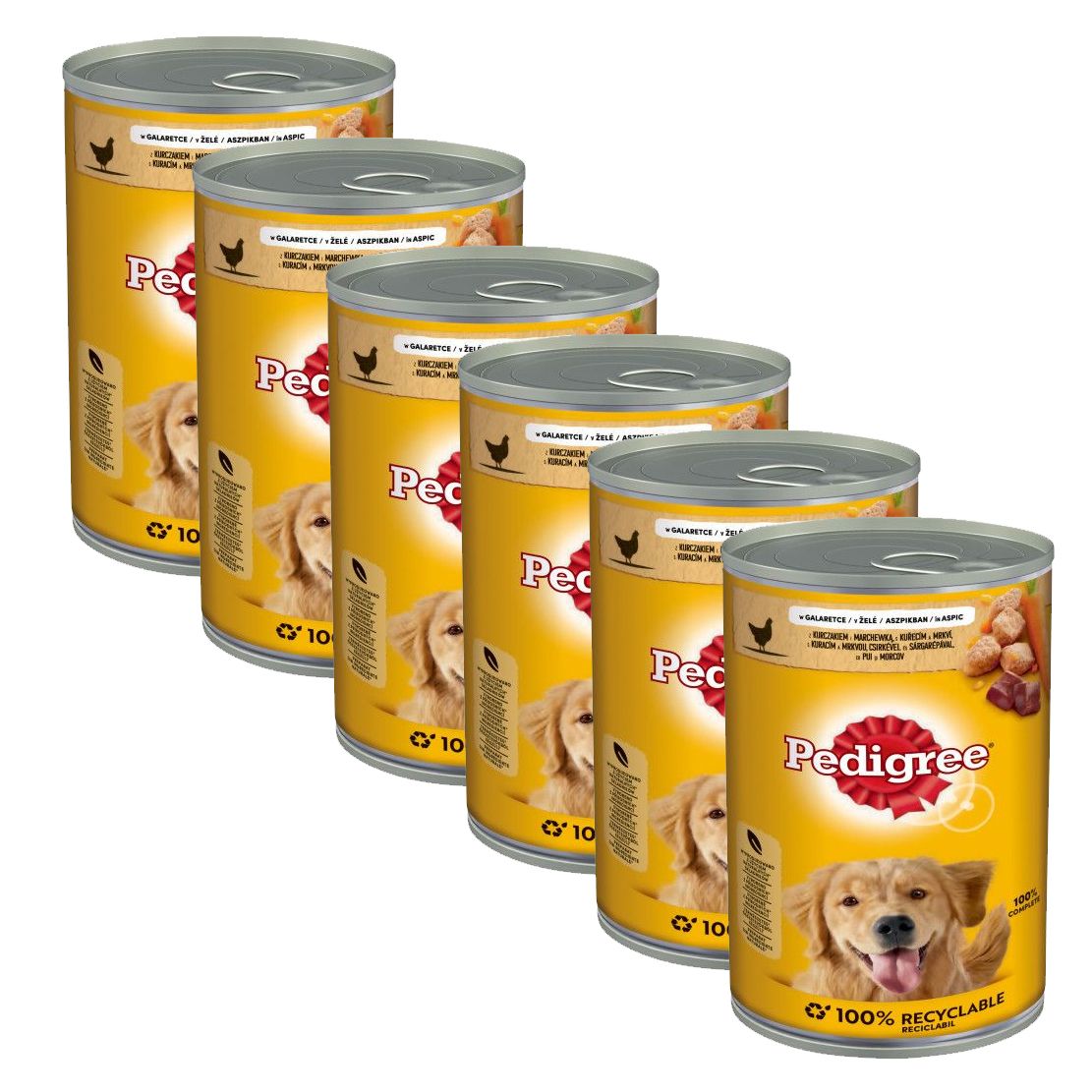 Pedigree konzerva s piletinom i mrkvom 6 x 1200 g